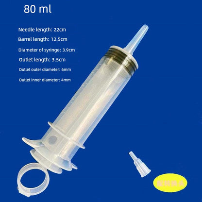 60ml Large Mouth Liquid Food Booster Nasal Feeding Feeder Stomach Tube Feeding Liquid Food Syringe Syringe Food Dispenser Rice Beater