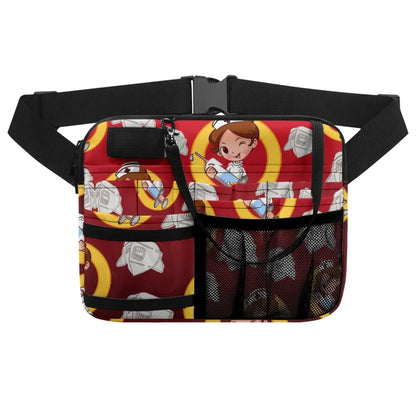 Practical Nursing Pocket Belt Organizer Pouch For Scissors Pen Care Tool Bum Bag Cartoon Medical Style Fanny Pack Female Gift