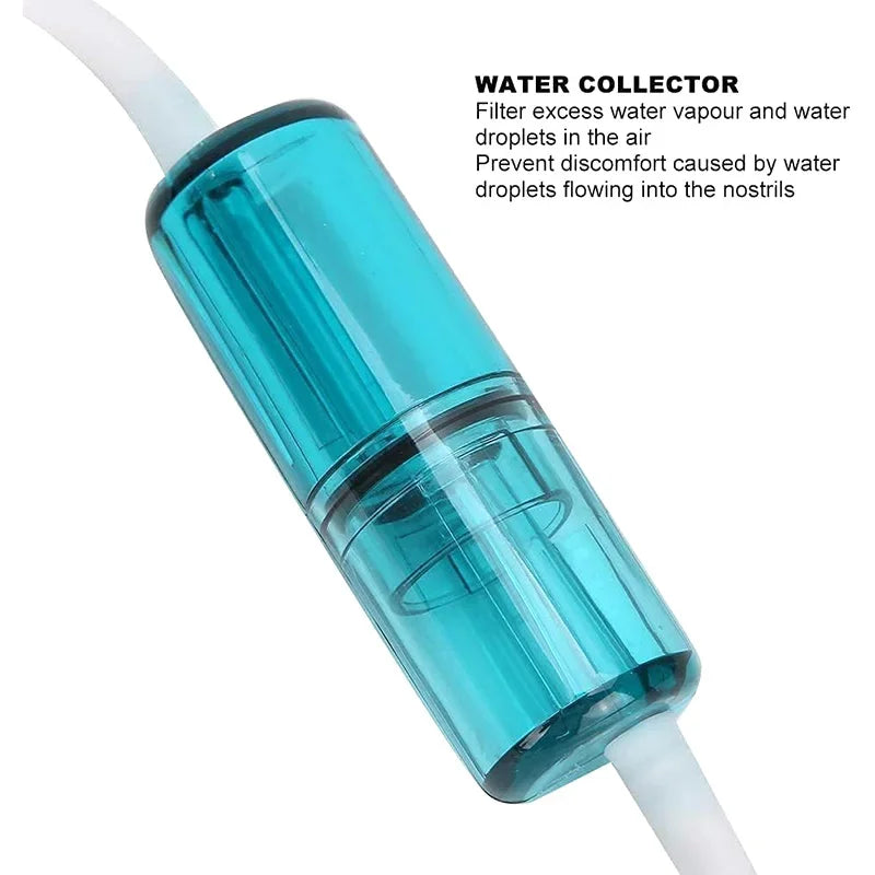 Soft Oxygen Nasal Cannula for Adult,  feet Standard Nasal Cannula Tubing for Oxygen Concentrator, Oxygen Tubing for Kink Resi