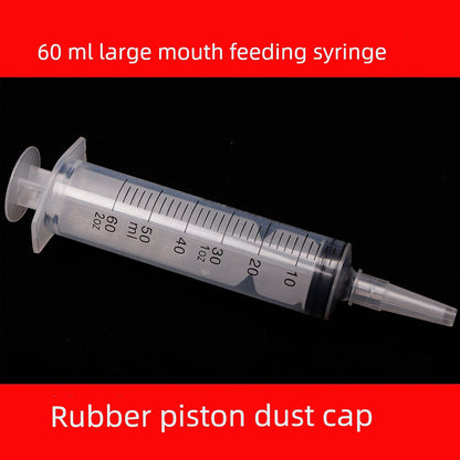 60ml Large Mouth Liquid Food Booster Nasal Feeding Feeder Stomach Tube Feeding Liquid Food Syringe Syringe Syringe Feeder