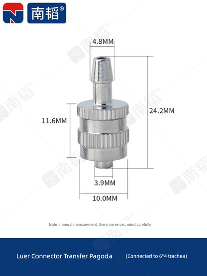 Nantao Laboratory Hose Adapter Syringe Pagoda