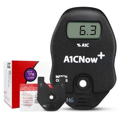 Glycated Hemoglobin Hba1c Meter  PTS Diagnostics HbA1c Now+ System Professional Diabetic Home Test Kit Blood Glucose Monitor