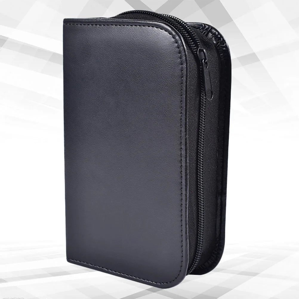 Pu Blood Glucose Meter Storage Bag Protective Case Carry Portable Wallet