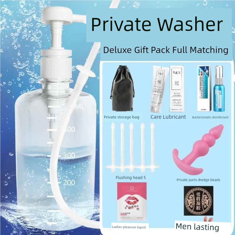 Enema Handy Gadget For Home Row Constipation Bowel Cleaner Defecation Injection Anal Cleaning Tool Vagina Flusher