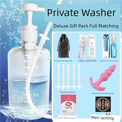 Enema Handy Gadget For Home Row Constipation Bowel Cleaner Defecation Injection Anal Cleaning Tool Vagina Flusher