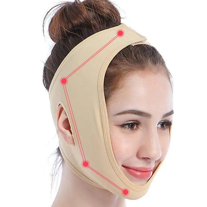 Elastic Face Bandage Slimming Tapes V Line Shaper Chin Cheek Face Lift Devices Jawline Facial Massager Wrinkle Women Beauty Care