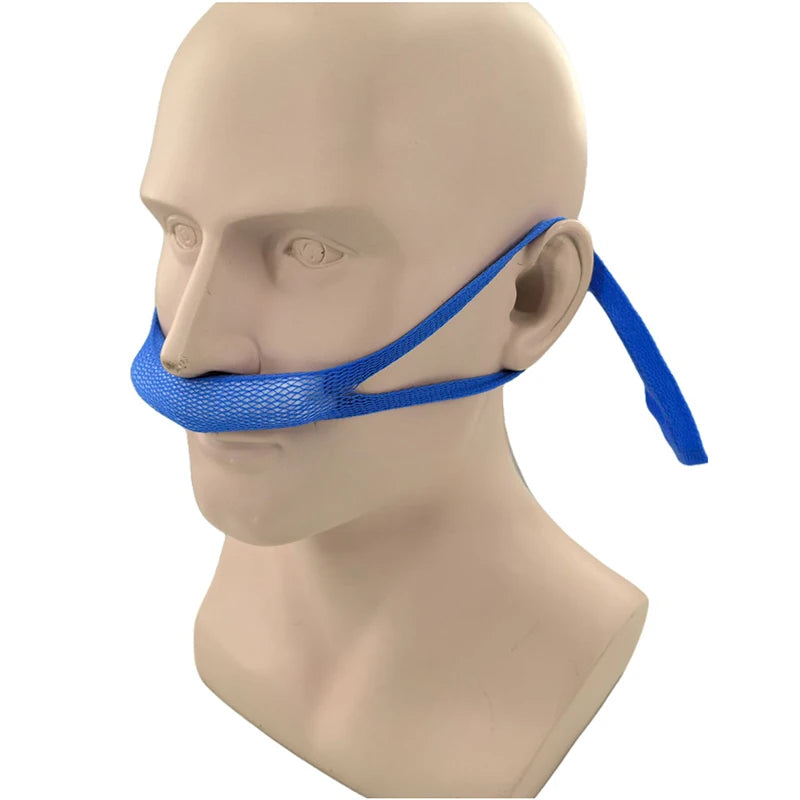 Blue Elastic Nose Bandage External Nasal Bandage Dressing Holder With High Absorption Capacity Stretchable For Nose